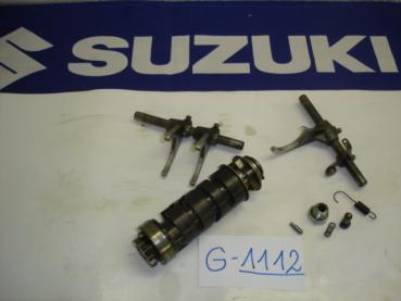 SUZUKI GSX 750 EF, Bj. 85, Schaltwalze komplett