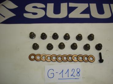 SUZUKI GSX 750 EF, Bj. 85, Zylinderkopfschrauben komplett
