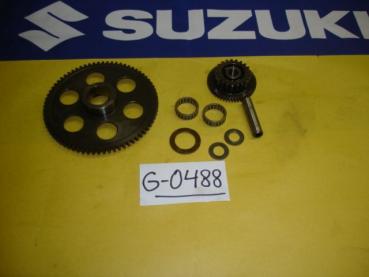 Suzuki GS500E, 4 Zyl. Bj. 78, Starterfreilauf-Set, 8 Teile,