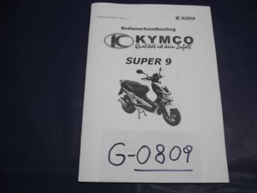 KYMCO Super 9 Bedienerhandbuch