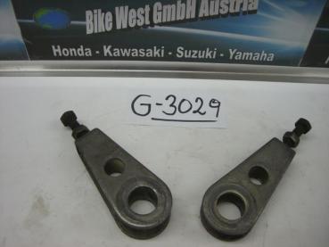 Suzuki GS 750, B,DB, Kettenspanner links u. rechts, Adjuster, chain l.+r.