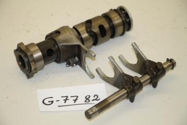 Kawasaki Z750E, KZ750E, 80-82, Schaltgabel mit Schaltwalze