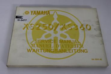 Yamaha XS250/XS360, (77) Wartungsanleitung, service manual