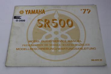 Yamaha SR500, (79) Ergänzung zur Wartungsanleitung, Supplementary service manual