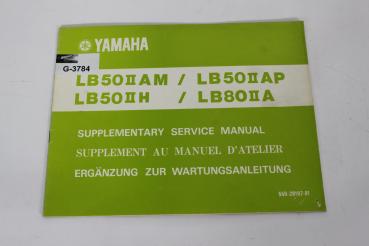 Yamaha LB50/2, LB80/2, Ergänzung zur Wartungsanleitung, Supplementary Service Manual