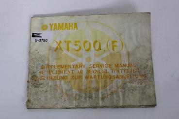 Yamaha XT500F, (78) Ergänzung zur Wartungsanleitung, Supplementary Service Manual