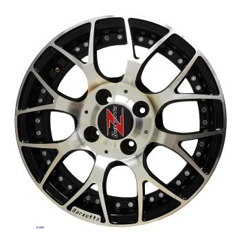 Felge 4,5Jx14 ET10 LK4x100 Alu, schwarz glänzend