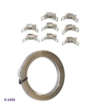 Schlauchschelle INOX universal 8mm x 300mm