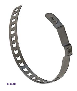 Lochbandklemme Edelstahl ACE 20-45mm für Achsmanschette