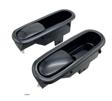 Türgriffset innen carbon look links + rechts Aixam