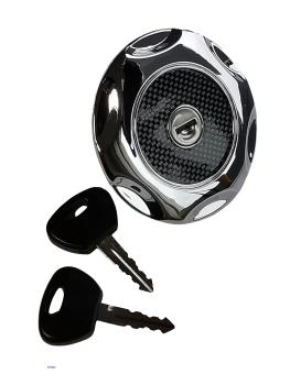 Tankdeckel chrom sperrbar für Microcar, Aixam, Ligier