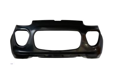 Stoßstange vorne, schwarz, Microcar Due 6/M.GO6 außenliegend