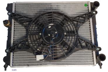 Kühler mit Lüfter für Ligier JS50, Microcar M.GO 2-5/ Due 2