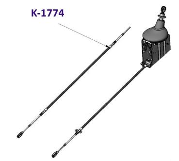 Preview: Schaltseilzug Rückwärtsgang Ligier Nova 500, X-TOO 28 FD