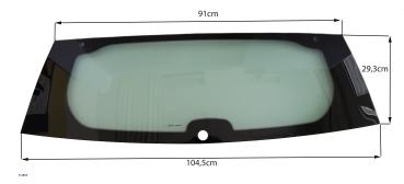 Heckscheibe getönt für Aixam City 10-, Vision 2013, Minauto V 1.1