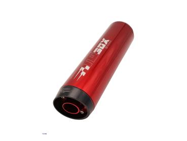 Preview: Auspuffenddämpfer E-BOX 2 Derbi Senda ab 2000, Aprilia SX ab 2006, MH Racing RX, Rieju RR, RRX, MRX, SMX, rot-schwarz Preview: Auspuffenddämpfer E-BOX 2 Derbi Senda ab 2000, Aprilia SX ab 2006, MH Racing RX, Rieju RR, RRX, MRX, SMX, rot-schwarz