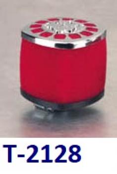 Sportluftfilter E14 rot d=32 (Anschlussflansch Gummi - elastisch) für PHBG 15-21, Malossi