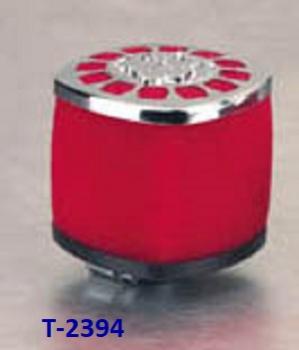 Sportluftfilter E14 rot d=35 (Anschlussflansch Gummi - elastisch) für PHVA, PHBN, Malossi
