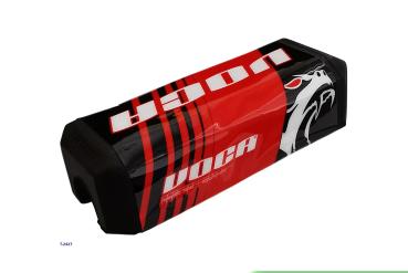 Lenkerpolster Voca Racing FF schwarz/rot für Oversize Lenker 28mm