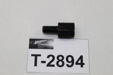 Preview: Spiegelhalterung, M8 Rechtsgewinde unten auf M10 Rechtsgewinde oben