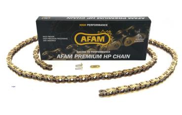 Kette 420 1/2 x 1/4 140 Glieder AFAM MX2 gold