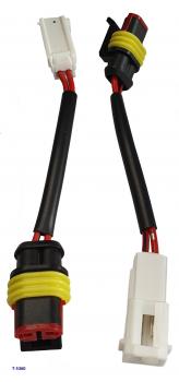 Kabel Adapter für Blinkerkitumrüstung LED hinten getönt für Vespa GTS 125/300 bis 2015, mit dynamischen LED Lauflicht