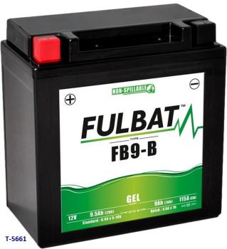 Batterie 12 Volt 9Ah FB9-B GEL (135x75x139)