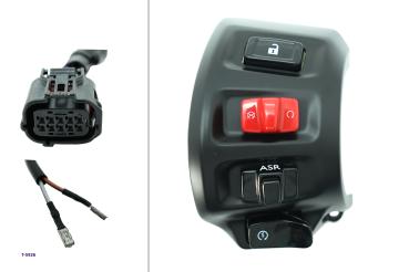 Schaltereinheit rechts schwarz Vespa GTS 125, 300, 310 Euro 5 /+