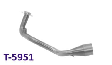 Krümmer Racing offen, ohne Katalysator Piaggio Medley 125/150 2021