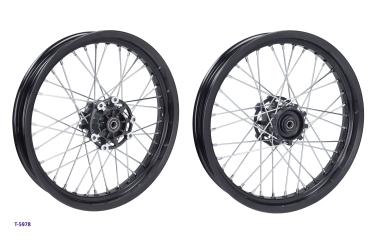 Felge 17 Zoll vorne, schwarz, Rieju MRT50 SM