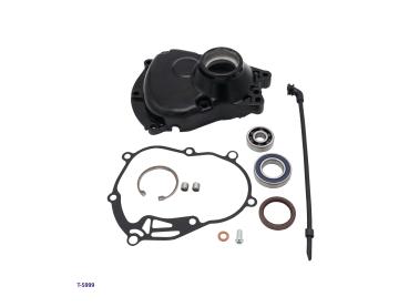 Getriebedeckel Scooter 125-300 Piaggio schwarz matt