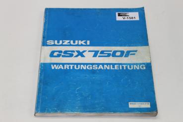 Suzuki Katana GSX750F, Wartungsanleitung, Stand 10/88