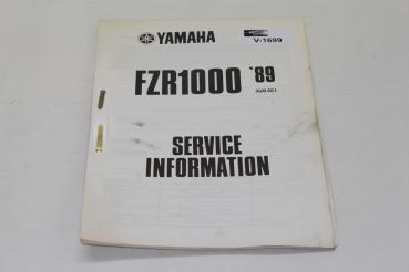 Yamaha FZR1000, 89, 3GM-SG1, Service Information, Stand 02/89