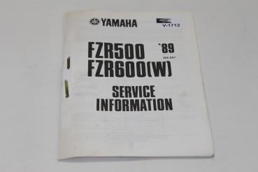 Yamaha FZR500/FZR600(W), 89, 3HE, Service Information, Stand 12/88
