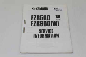 Yamaha FZR500/FZR600(W), 89, 3HE, Service Information, Stand 12/88
