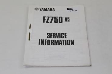 Yamaha FZ750, 85, 1FN, Service Information, Stand 01/85