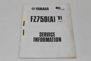 Yamaha FZ750(A), 91, 2MG, Service Information, Stand 09/90