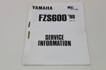 Yamaha FZS600, 98, 5DM1, Service Information, Stand 12/97