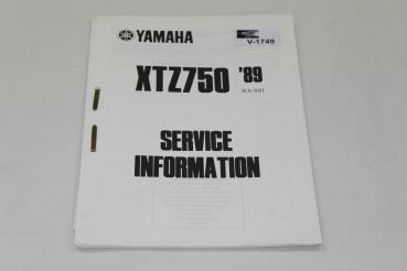 Yamaha XTZ750, 3LD, 89, Service Information, Stand 04/89