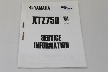 Yamaha XTZ750, 3LD, 91, Service Information, Stand 09/90