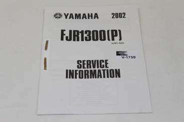 Yamaha FJR1300(P), 5JW1, 02, Service Information, Stand 11/01