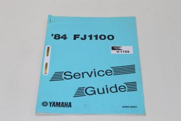 Yamaha FJ1100, 84, Service Guide, Werkstatt Information
