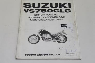 Suzuki VS750GLG, 12/85, Montageanleitung