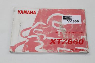 Yamaha XTZ660, 4MY, Bedienungsanleitung, Stand 11/95