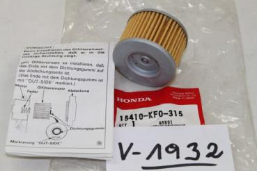 Preview: Honda XR650R/L, 04-14, Ölfiltereinsatz, 15410-KF0-315