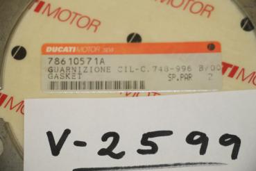 Preview: Ducati 748-996 B/00, Two Cilynder Head Gasket, 78610571A