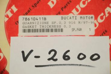 Preview: Ducati 916 R/97-98, Duc Fußdichtung (SP 0,3) 78610411B