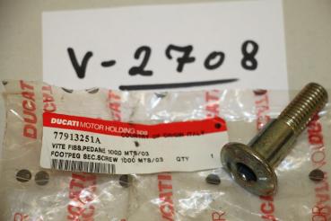 Preview: Ducati Monster 600-1000/MTS, Spezial Schraube FOOTPEG, 77913251A