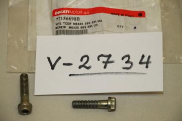 Preview: Ducati 848/999R/1098, 2x SCREW TCEIF M6x25, 77156698B
