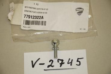 Preview: Ducati  ST/03, DERATING PLATE SCREW, 77912322A